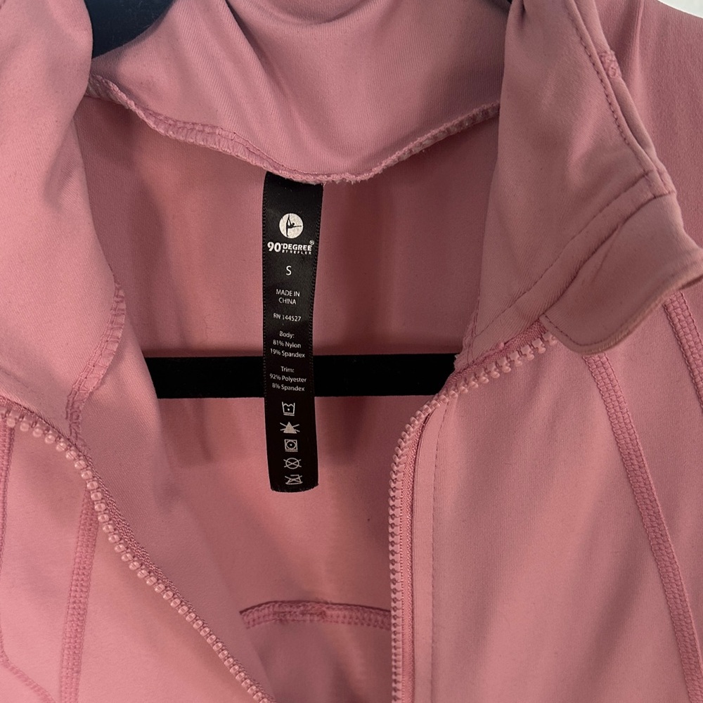 90 Degree By Reflex Mauve Utility Jacket - Picture 2 of 5